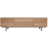 miliboo Skandinavisches TV-Möbel Lowboard 180 cm Beige Holz