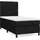 vidaXL Boxspringbett 100 x 200 cm Schwarz