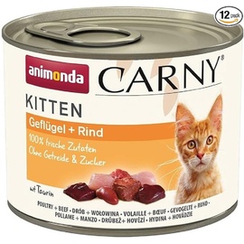 Animonda Carny Kitten Geflügel & Rind Katzenfutter nass
