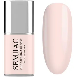 Semilac UV-Nagellack 3in1 One Step Glossy S254 Rose Beige 7 ml