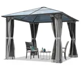 TOOLPORT Moonlight 3 x 3 m inkl. 4 Seitenteile Grau