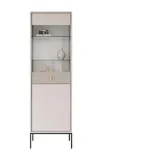lookway Vitrine MIDNIGHT 54 x 175 x 39 cm Beige