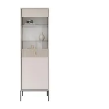 lookway Vitrine MIDNIGHT 54 x 175 x 39 cm Beige
