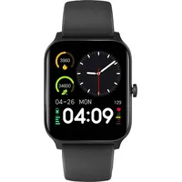 Nedis SmartLife Uhr BT 41 mm Kunststoffgehäuse schwarz Sportarmband