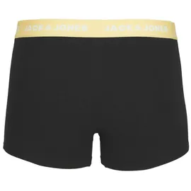 JACK & JONES Vito Solid Boxershorts 7 Einheiten Black / Pack Black 2XL