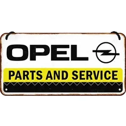 Hängeschild Opel Parts & Service