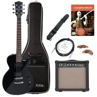 Rocktile L-100 BL E-Gitarre Black
