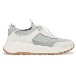 Fitflop für Damen. IV1-C18 Gestrickte Turnschuhe Mode grau (37), 3 bis 5 cm, Schnürsenkel, Lässig