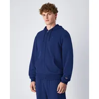 Champion Full Zip Hoodie Sweatshirt - black - S