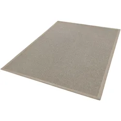 Teppich DEKOWE "Naturana Panama Spezial", beige (natur), B:300cm H:8mm L:350cm, Kunstfaser, Teppiche, Flachgewebe, meliert, Sisal-Optik, mit Bordüre, Wohnzimmer