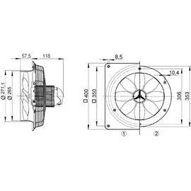 Maico EZQ 25/4 D Ventilator