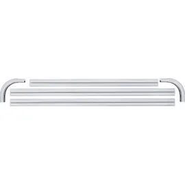 Wenko Duschvorhangstange L-Form 0 x 0 cm silber