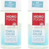 Hidrofugal 2 x Hidrofugal Deo Stark + Kühlend Roll On Anti Transpirant Cooling Effekt je
