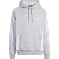 Adidas Tiro 24 Sweat Hoodie Herren - Medium Grey Heather / White - L