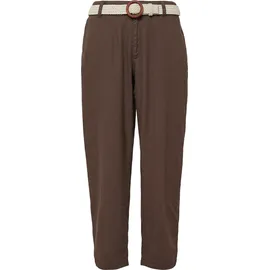 s.Oliver Cropped Chino aus Leinenmix braun 34