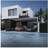 Weide Doppelcarport 6,00 x 5,30 m anthrazit