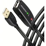 AXAGON USB-A auf USB-A 10 m Schwarz
