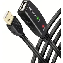 AXAGON USB-A auf USB-A 10 m Schwarz