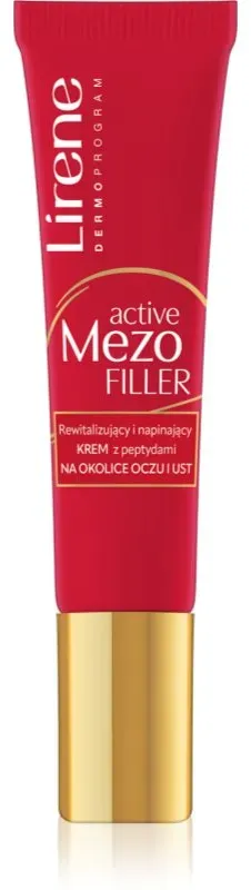 Lirene Active Mezo Filler Creme für den Augenbereich und die Lippen mit Lifting-Effekt 15 ml