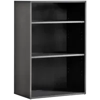 Mokebo Bücherregal Anthrazit, 2 Fächer, 60x91x34.5 cm, Wohnzimmer, -