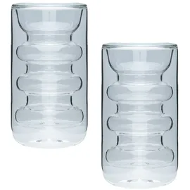 Intirilife Doppelwandiges Thermo Glas 0,26 l 2-tlg.