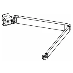 Thule-Omnistor Gelenkarm 2 m Thule Omnistor 5102, rechts