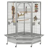 Montana Vogelvoliere Denver II, Platinum, Hellgrau