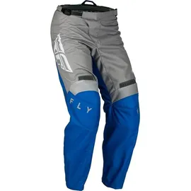 FLY RACING F-16 Textilhose - Blau/Grau / 34