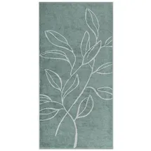 CAWÖ Atelier Handtuch 50 x 100 cm blau/grau