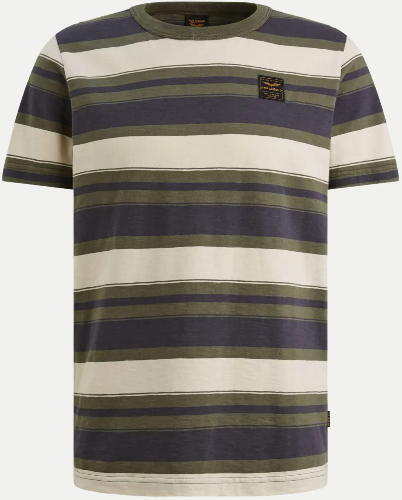 Gestreiftes T-Shirt Mehrfarbig XL
