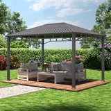 TOOLPORT Sunset 3x4 m Hardtop Gartenpavillon, ohne Seitenteile - (301352)