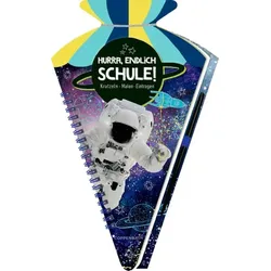 COPPENRATH 72196 Schultüten-Kratzelbuch: Cosmic School - Hurra,... (Astronaut)