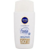 NIVEA Nivea, Sun Triple Protect Ultra-Light Hydrating Fluid (Sonnencreme Gesicht, SPF 50+, 40 ml)
