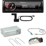 Pioneer MVH-130DAB Digitalradio USB Einbauset für Mercedes Citan W415