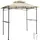 Tectake Grillpavillon 2,4 x 1,5 m Beige/Khaki