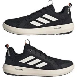 adidas Terrex Boat Climacool Wanderschuhe - Core Black / Chalk White / Semi Impact Orange - EU 43 1/3