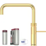 Quooker Fusion Square gold & PRO3 kochendes Wasser CUBE