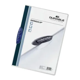 Durable Klemm-Mappe Swingclip A4 Dunkelblau 25 St.