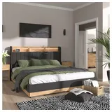 VitaliSpa Nura 180 x 200 cm Grau