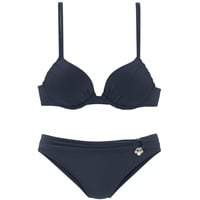 S.Oliver Push-Up-Bikini Damen dunkelblau Gr.36 Cup C