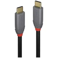 Lindy USB-C 1 m Schwarz/Grau