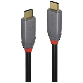 Lindy USB-C 1 m Schwarz/Grau