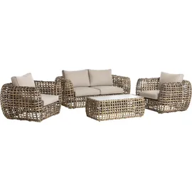 Dehner Geflechttisch Washington, ca. B108/H39/T58 cm