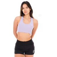 compressport Feelfree Seamless Grau/Viola XS