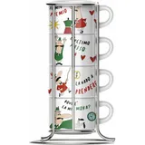 Bialetti Cappuccinotasse 0,18 l Weiß 5 St.