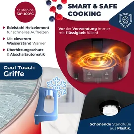 Kesser Einkochautomat 2000W 27L LCD-Display Glühweintopf Heißgetränkeautomat