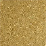 Ambiente Home Ambiente Servietten Lunch / Party 33x33cm Elegance Gold geprägt / embossed