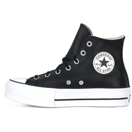 Converse Chuck Taylor All Star Lift Clean Leather High Top black/black/white 41,5