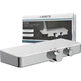 Schütte OCEAN Duschthermostat mit Ablage für 1 Verbraucher Chrom/Weiß 60535