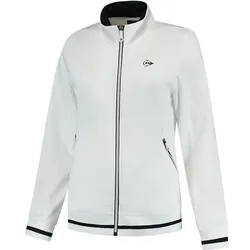 DUNLOP Club Line Knitted Jacket, WHITE/BLACK, XXL